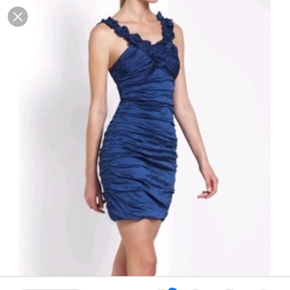 BCBG blue dress size 0 - Picture 1 of 5
